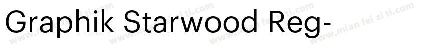 Graphik Starwood Reg字体转换